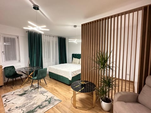 Bed, Living room, Photo of the whole room, Seating area, Bedroom