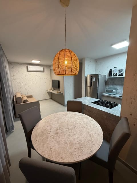 Kitchen or kitchenette, Living room, Seating area, Dining area, oven, stove, toaster