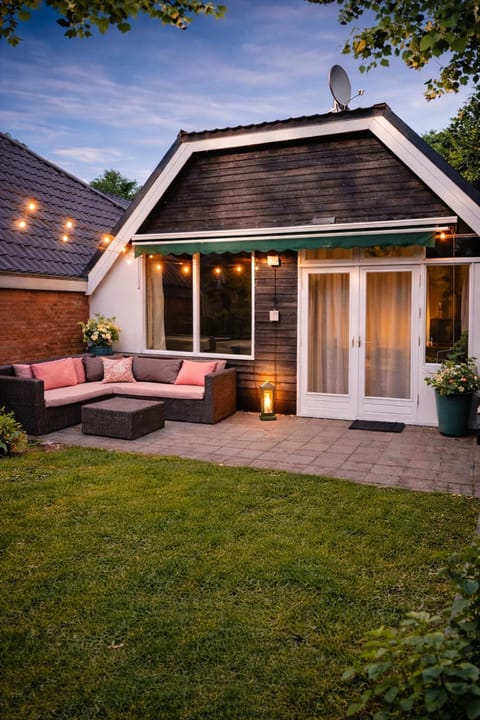 Property building, Seating area, Garden view