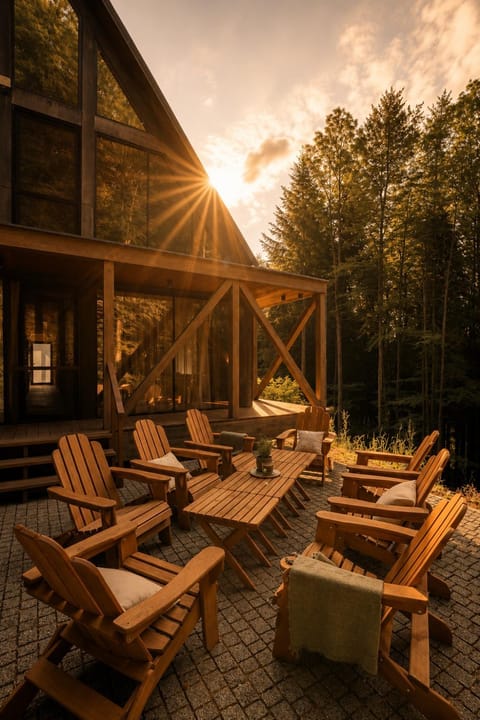 Natural landscape, Summer, Balcony/Terrace, Seating area