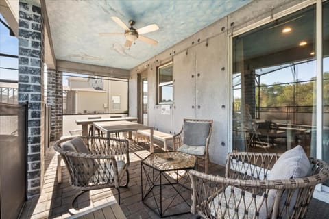 Patio, Seating area, Dining area