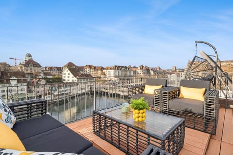 Old Town Diamond Penthouse Private Rooftop Apartment in Zurich City