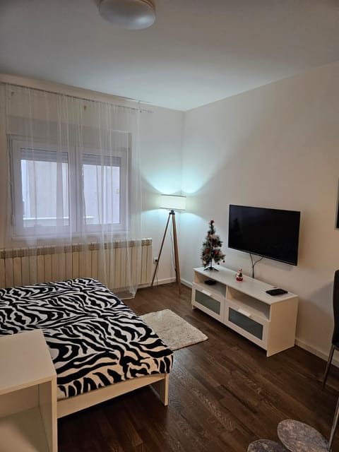 Communal lounge/ TV room, Bed, Photo of the whole room, Bedroom