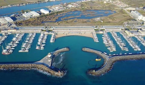 Day, Natural landscape, Bird's eye view, Sea view