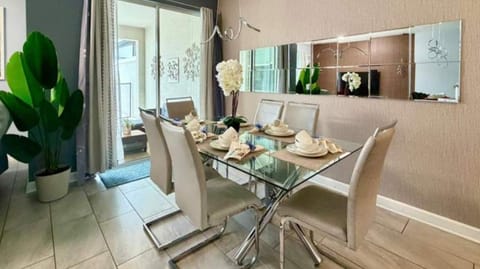 Modern Oasis at Storey Lake w 4BR & Heated Pool House in Kissimmee