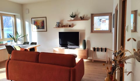 Living room, kitchen