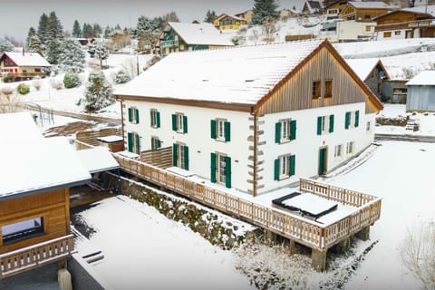 Property building, Day, Winter