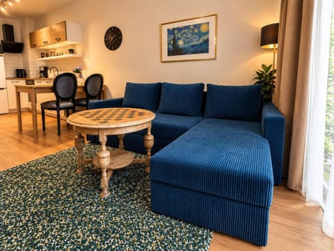 Kitchen or kitchenette, Living room, Seating area
