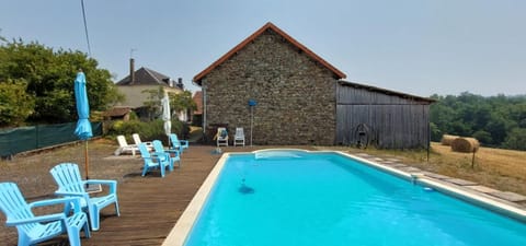Property building, Living room, Swimming pool