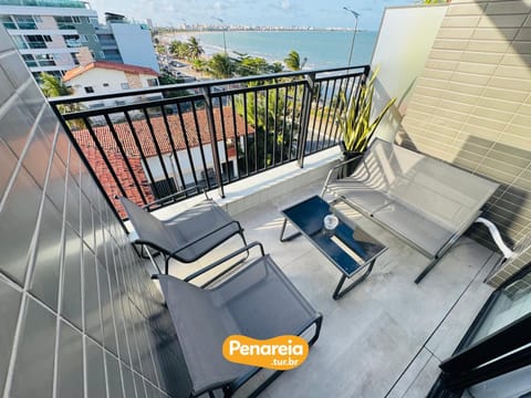 Natural landscape, View (from property/room), Balcony/Terrace, Sea view