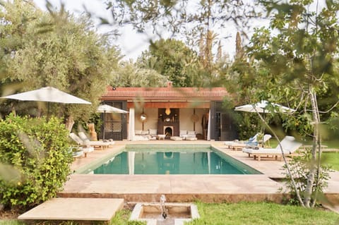 Patio, Garden, Pool view, sunbed