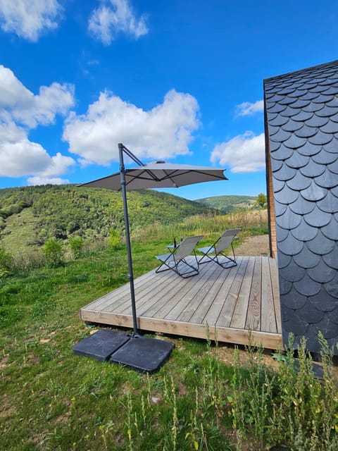 Patio, Spring, Day, Natural landscape, Mountain view
