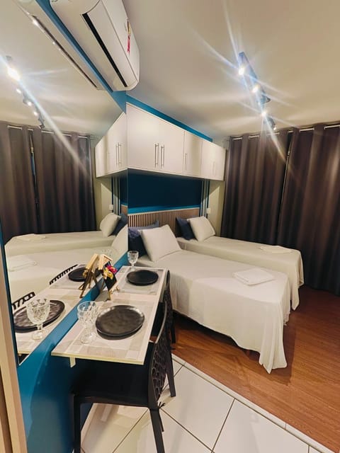 Bed, Bedroom, air conditioner
