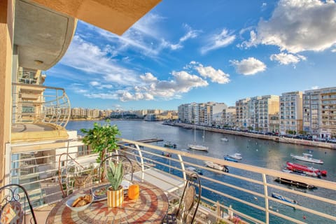 View (from property/room), Balcony/Terrace, Seating area, Dining area, Beach, Beach, Sea view