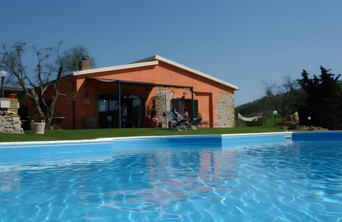 Property building, Living room, Swimming pool