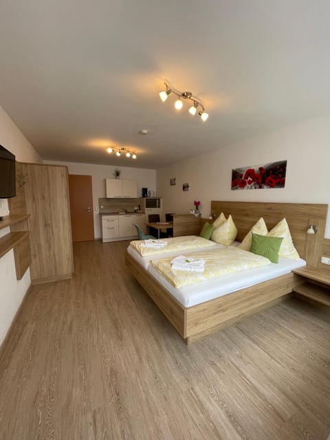 Bed, Kitchen or kitchenette, Photo of the whole room