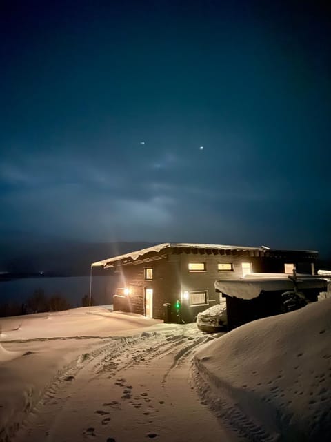 Property building, Night, Natural landscape, Winter