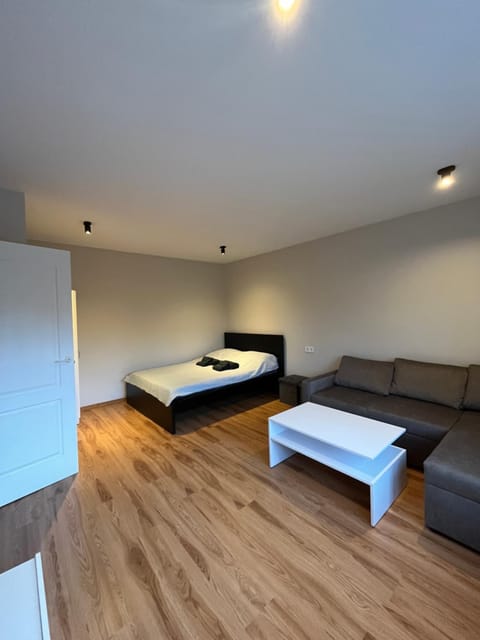 Bed, Living room, Bedroom