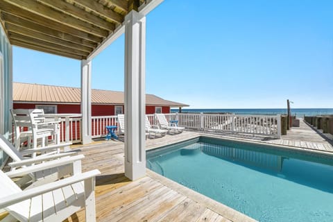 Patio, Day, View (from property/room), Balcony/Terrace, Pool view, Sea view, Swimming pool, sunbed