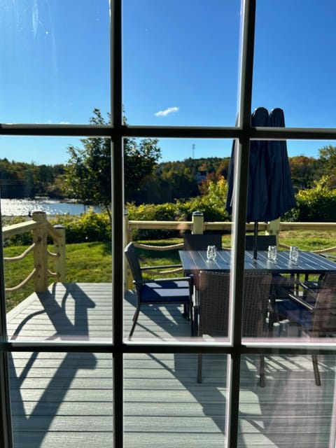 Patio, Natural landscape, Balcony/Terrace, River view