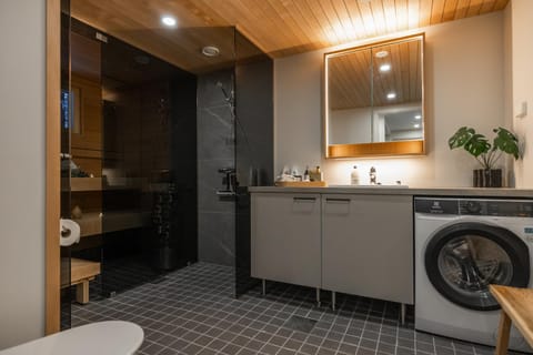 Sauna, Bathroom, washing machine