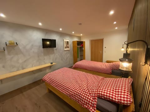 Property building, Living room, Bedroom