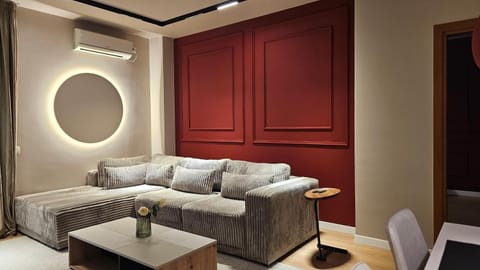 Living room, Seating area, wardrobe, air conditioner