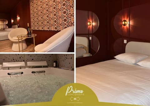 Property building, Bed, Hot Tub, Photo of the whole room, Bedroom, Bath, towels