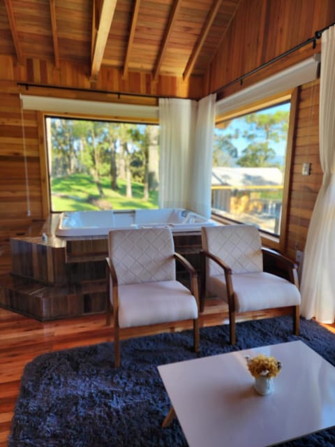 Hot Tub, Living room, Seating area