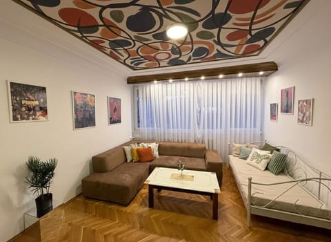 The Art Ceiling Loft at Main Square Apartment in Serbia
