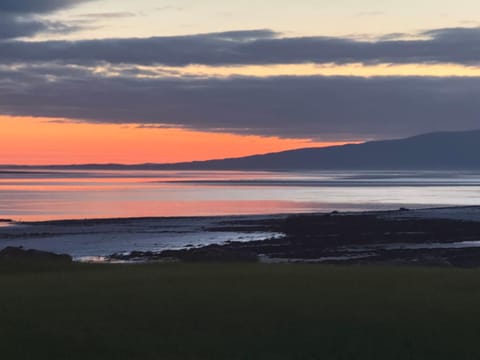 Natural landscape, Mountain view, Sea view, Sunset