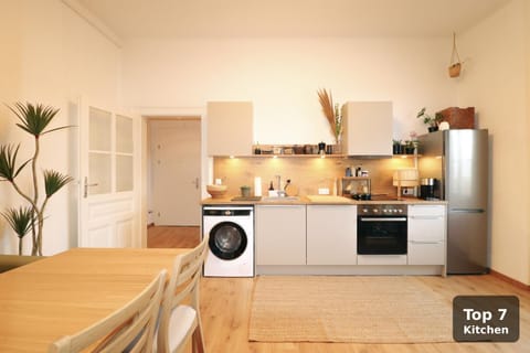 Kitchen or kitchenette, stove, kitchen