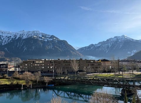 River-2 with Iconic Jungfraujoch View Apartment in Interlaken