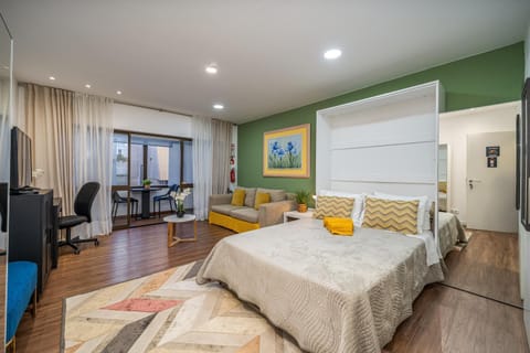 Property building, Living room, Bedroom