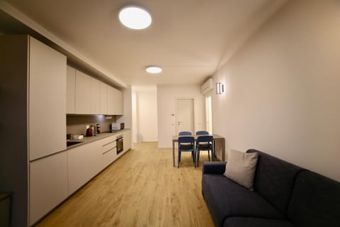Kitchen or kitchenette, Living room, Dining area