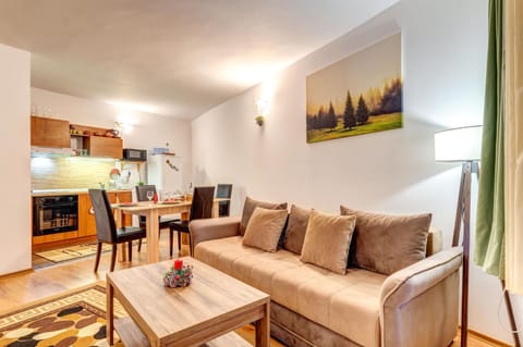 Kitchen or kitchenette, Living room, Dining area