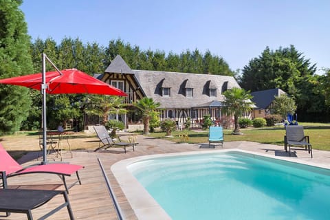Property building, Living room, Swimming pool