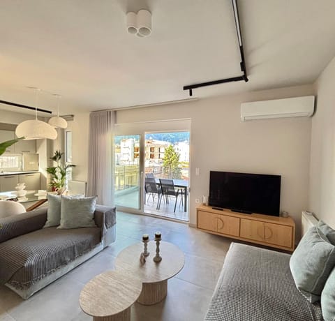 TV and multimedia, Living room, Photo of the whole room, Seating area, Dining area, air conditioner