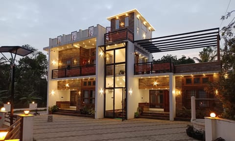 Property building, Patio, Day, Night, View (from property/room), Balcony/Terrace
