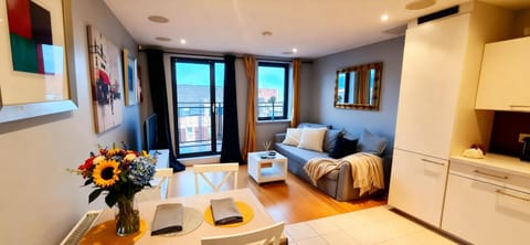 Balcony/Terrace, Kitchen or kitchenette, Living room, Photo of the whole room, Seating area, Dining area