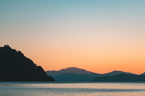 Lake view, Sunset