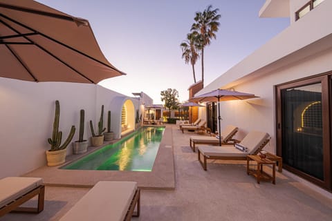 Pool view, sunbed
