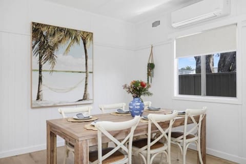 Dining area, air conditioner