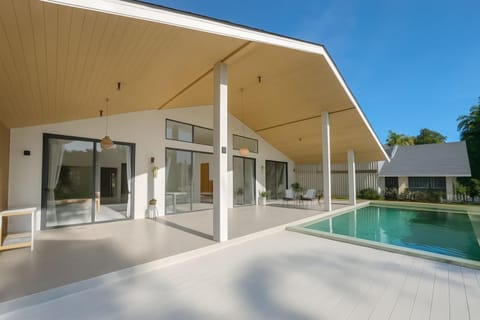 Property building, Patio, Pool view, Swimming pool