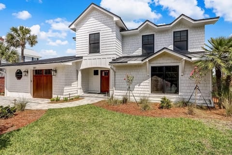 Beachfront Luxury Home with Private Pool House in Fernandina Beach