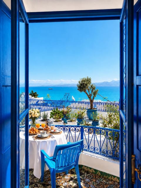 Natural landscape, Balcony/Terrace, Sea view