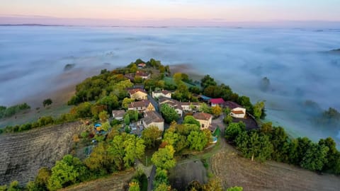 Natural landscape, Bird's eye view, Sunrise