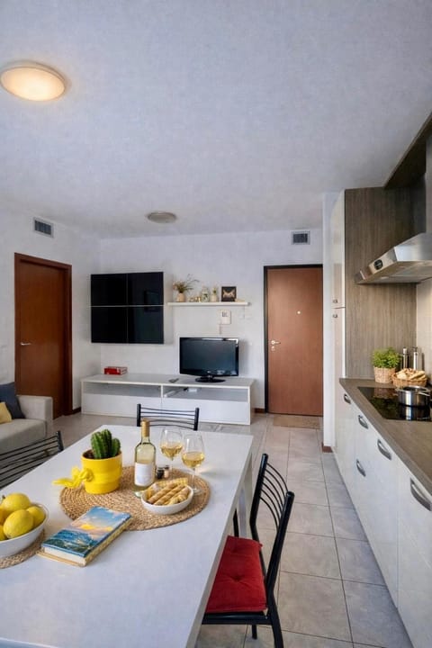 Living room, kitchen