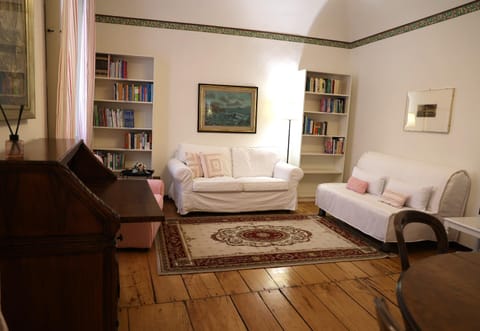 Library, View (from property/room), Living room, Seating area, Dining area, Quiet street view