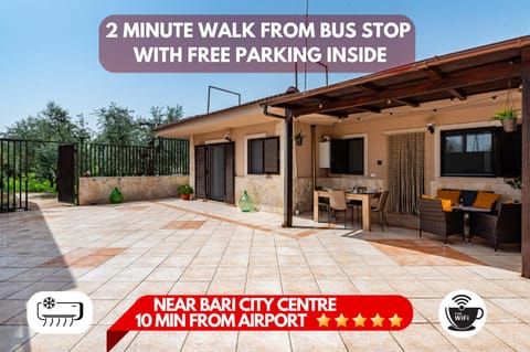 Property building, Patio, Facade/entrance, Natural landscape, Garden, Photo of the whole room, Text overlay, Text overlay, Garden view, Parking